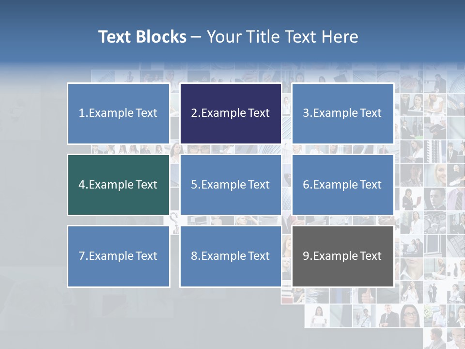 Team Real Businessman PowerPoint Template