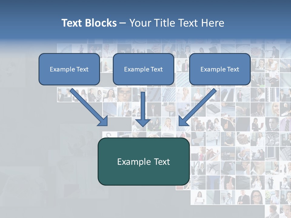 Team Real Businessman PowerPoint Template