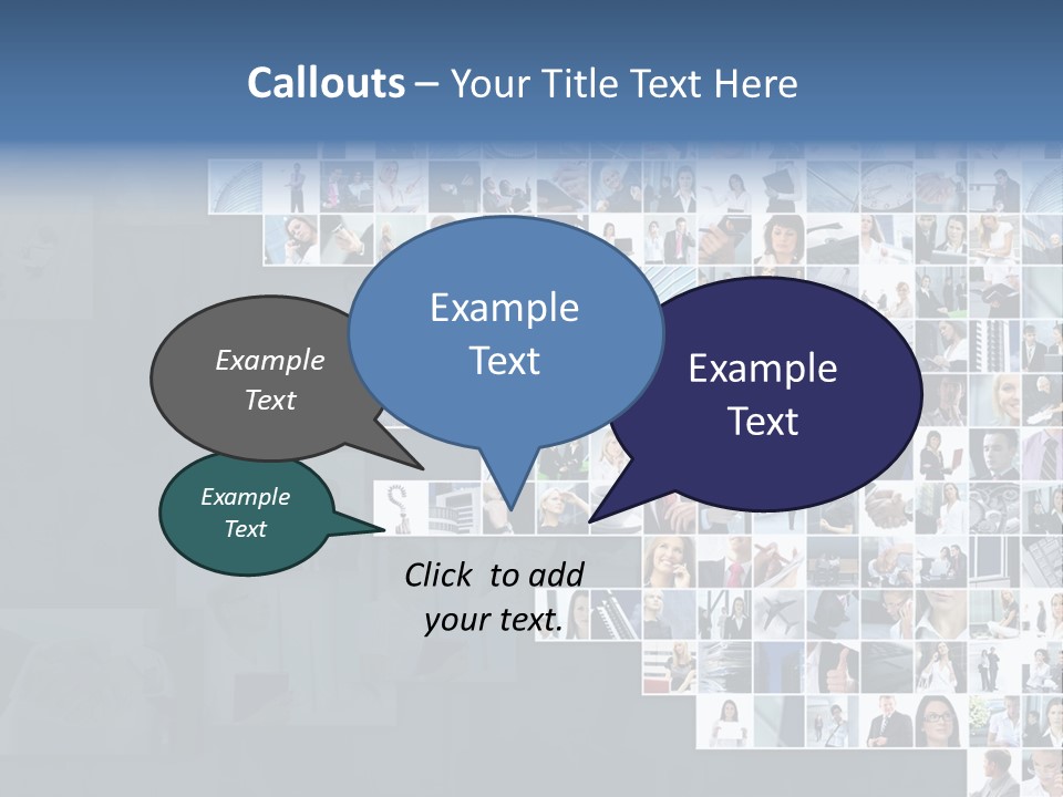 Team Real Businessman PowerPoint Template