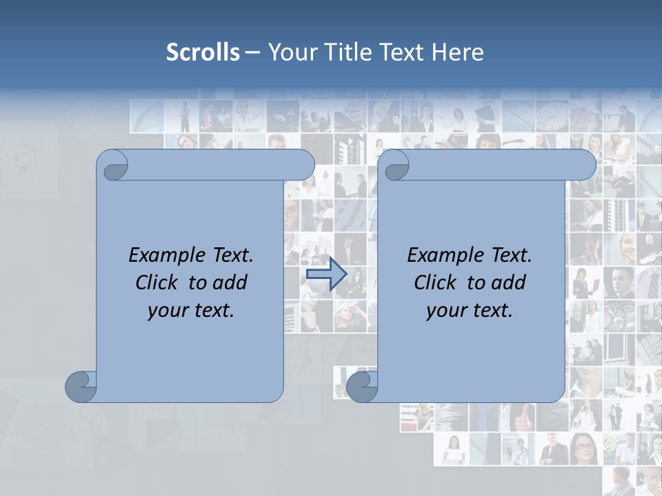 Team Real Businessman PowerPoint Template