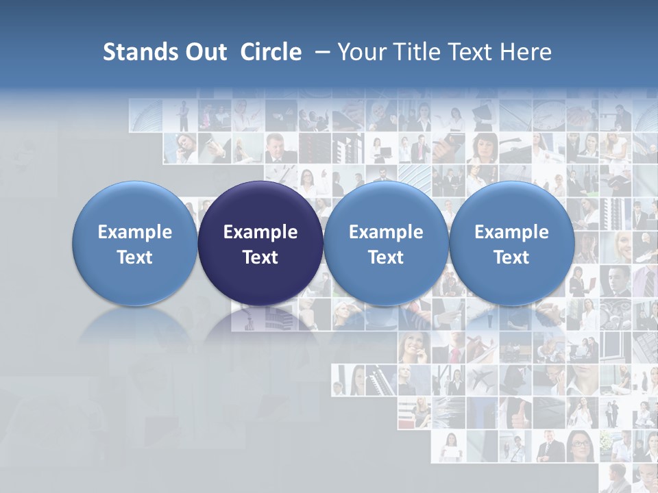 Team Real Businessman PowerPoint Template