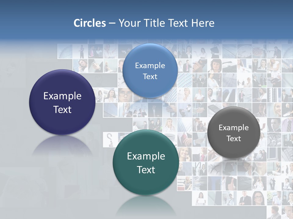 Team Real Businessman PowerPoint Template