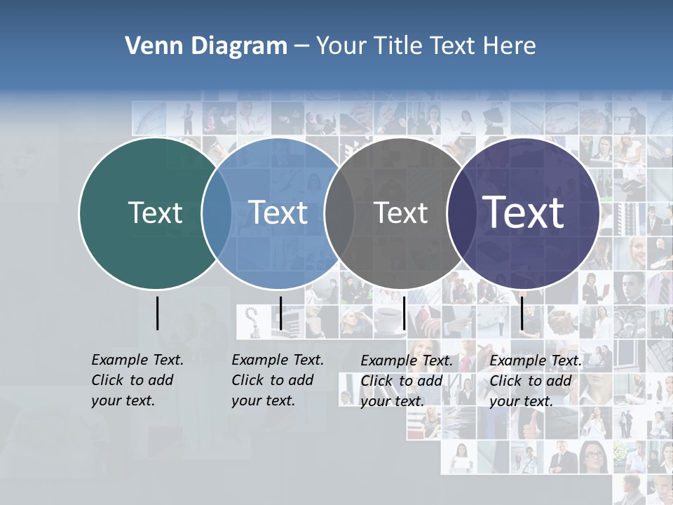 Team Real Businessman PowerPoint Template