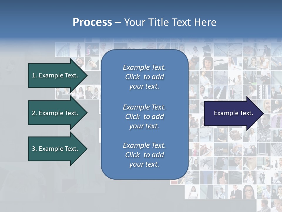 Team Real Businessman PowerPoint Template