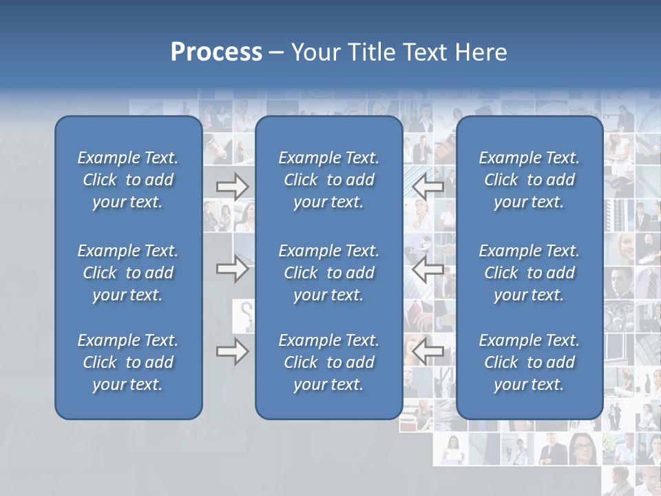 Team Real Businessman PowerPoint Template