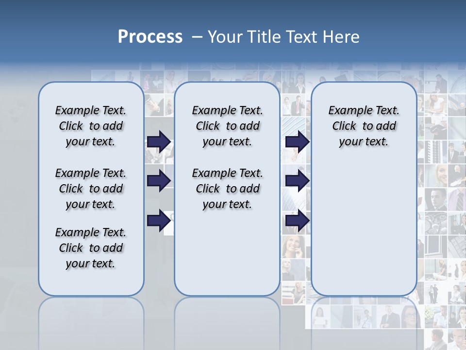 Team Real Businessman PowerPoint Template