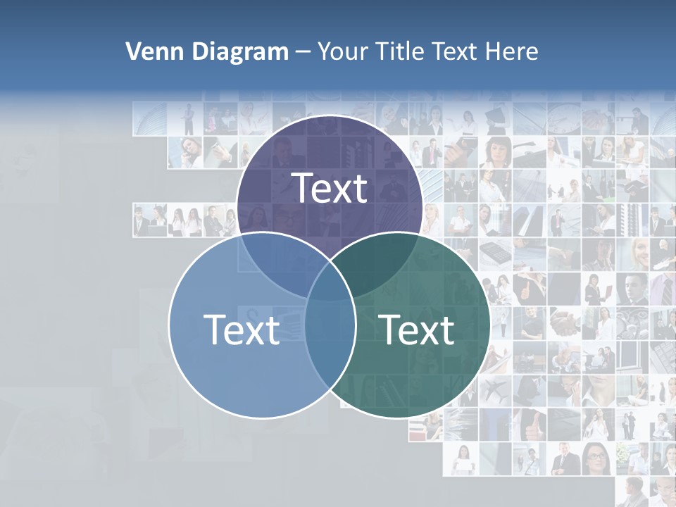 Team Real Businessman PowerPoint Template