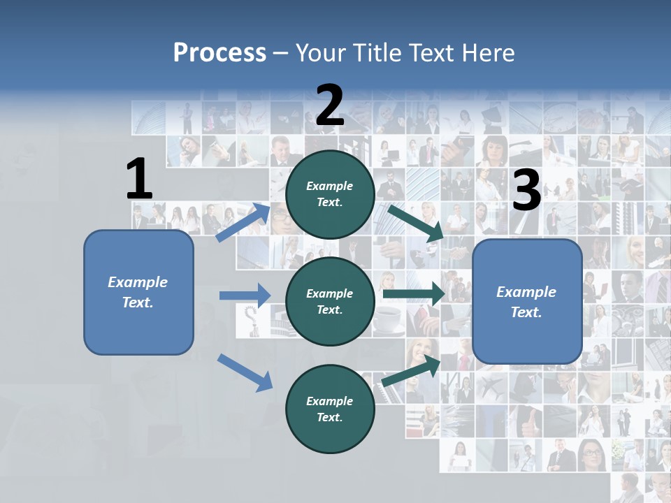 Team Real Businessman PowerPoint Template