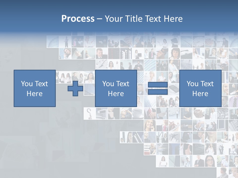 Team Real Businessman PowerPoint Template