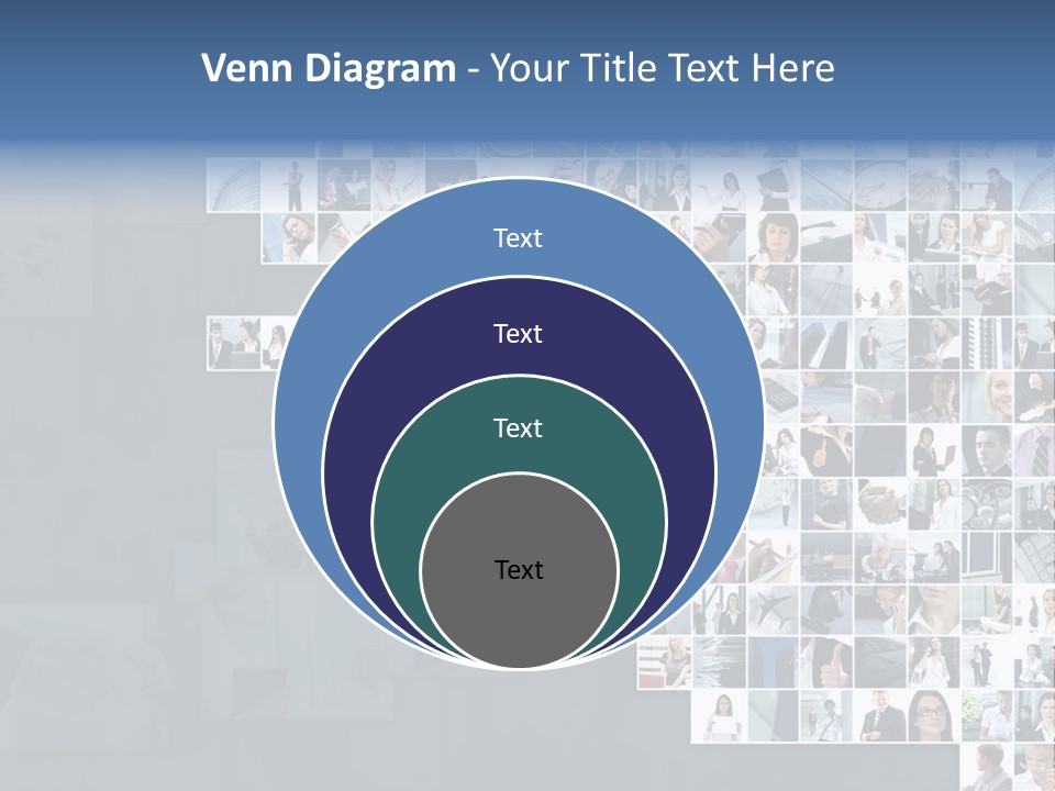 Team Real Businessman PowerPoint Template