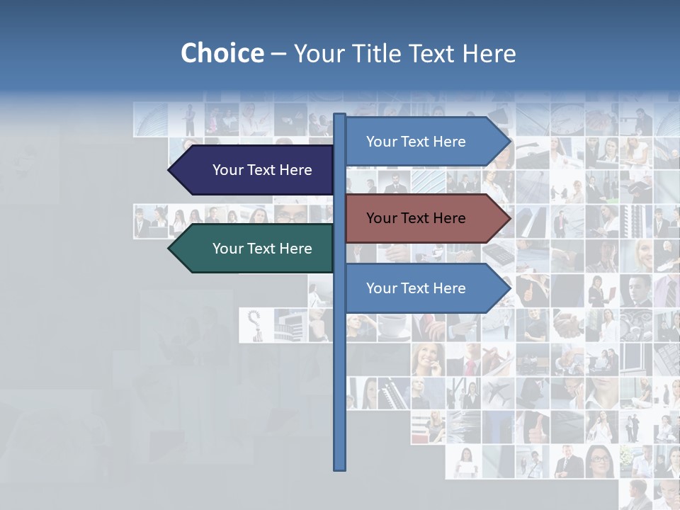 Team Real Businessman PowerPoint Template