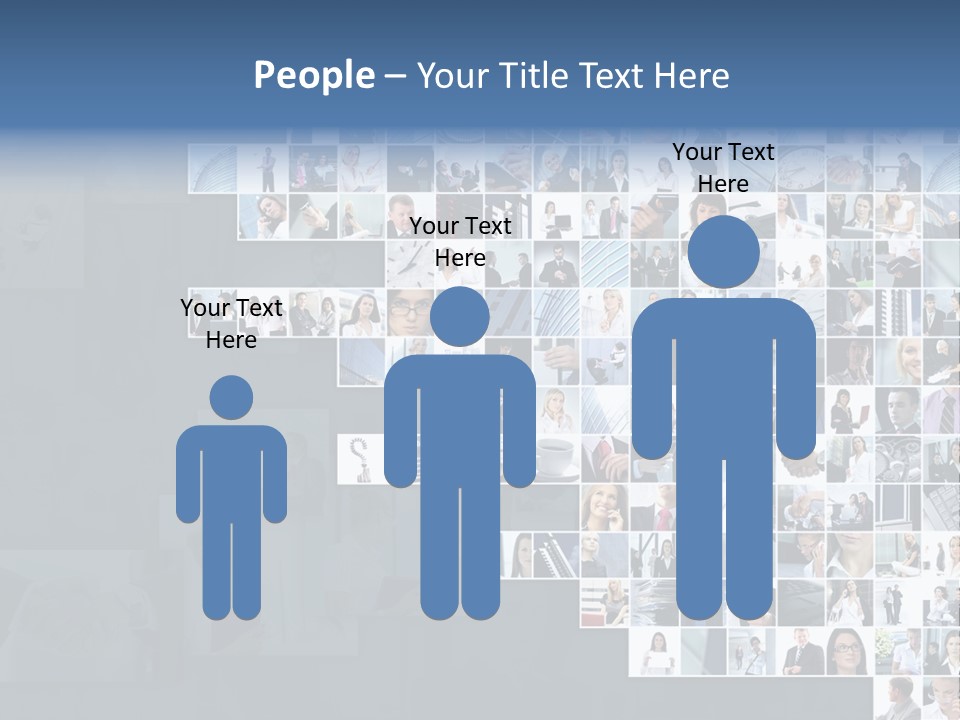 Team Real Businessman PowerPoint Template