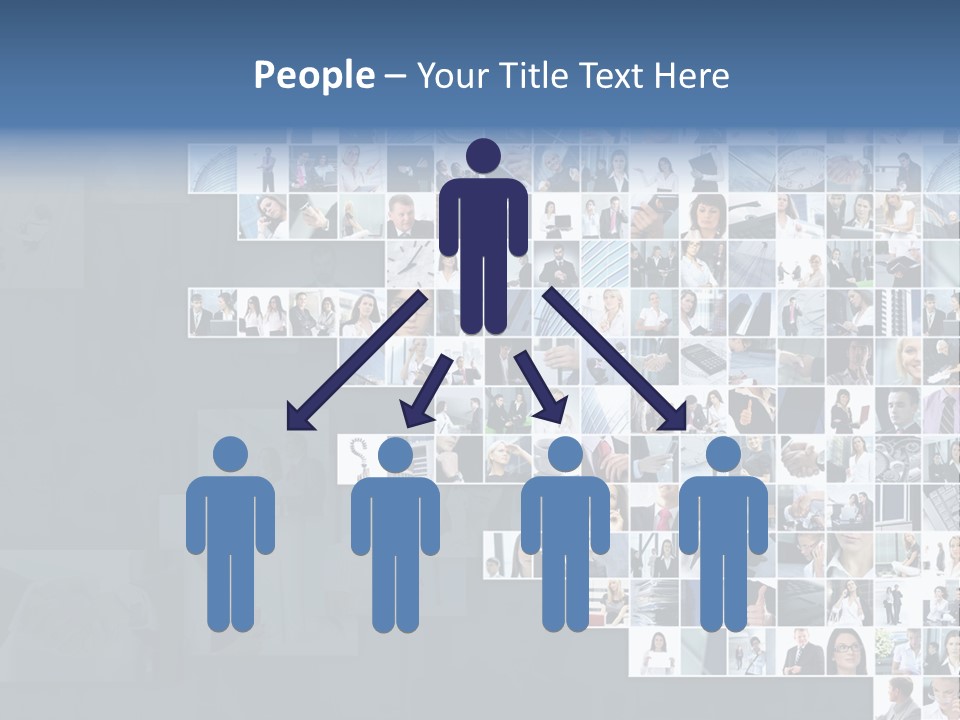 Team Real Businessman PowerPoint Template