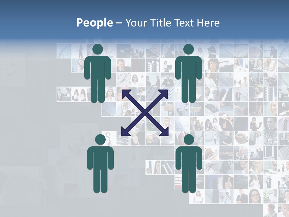 Team Real Businessman PowerPoint Template