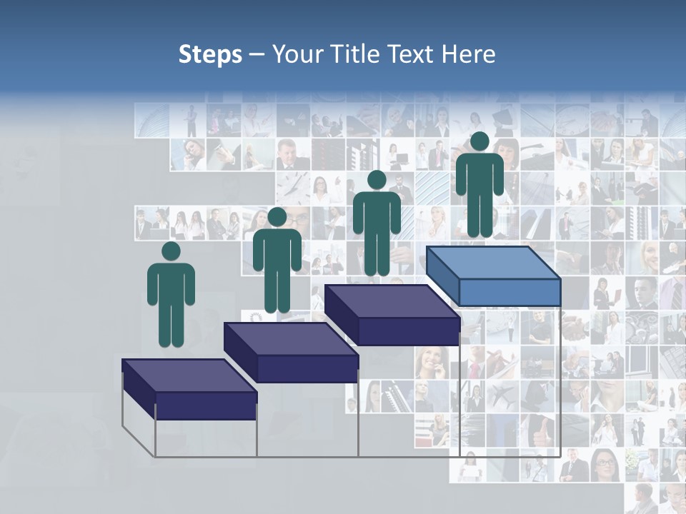 Team Real Businessman PowerPoint Template