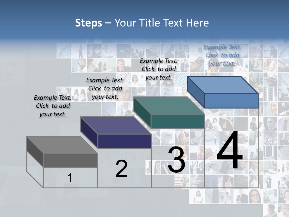 Team Real Businessman PowerPoint Template