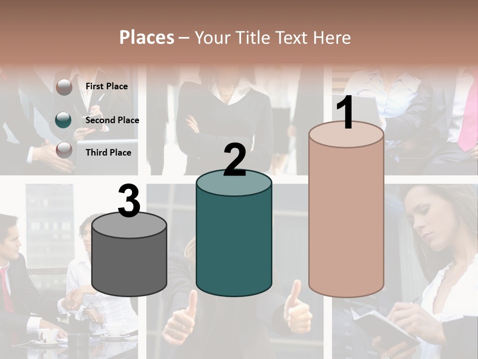 Lady Brunette Relations PowerPoint Template