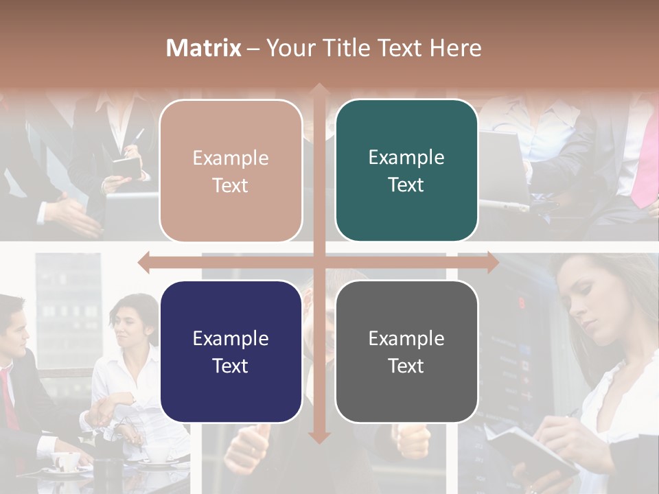 Lady Brunette Relations PowerPoint Template