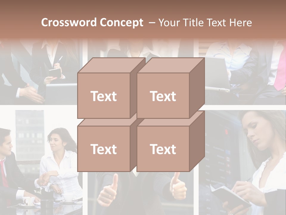 Lady Brunette Relations PowerPoint Template