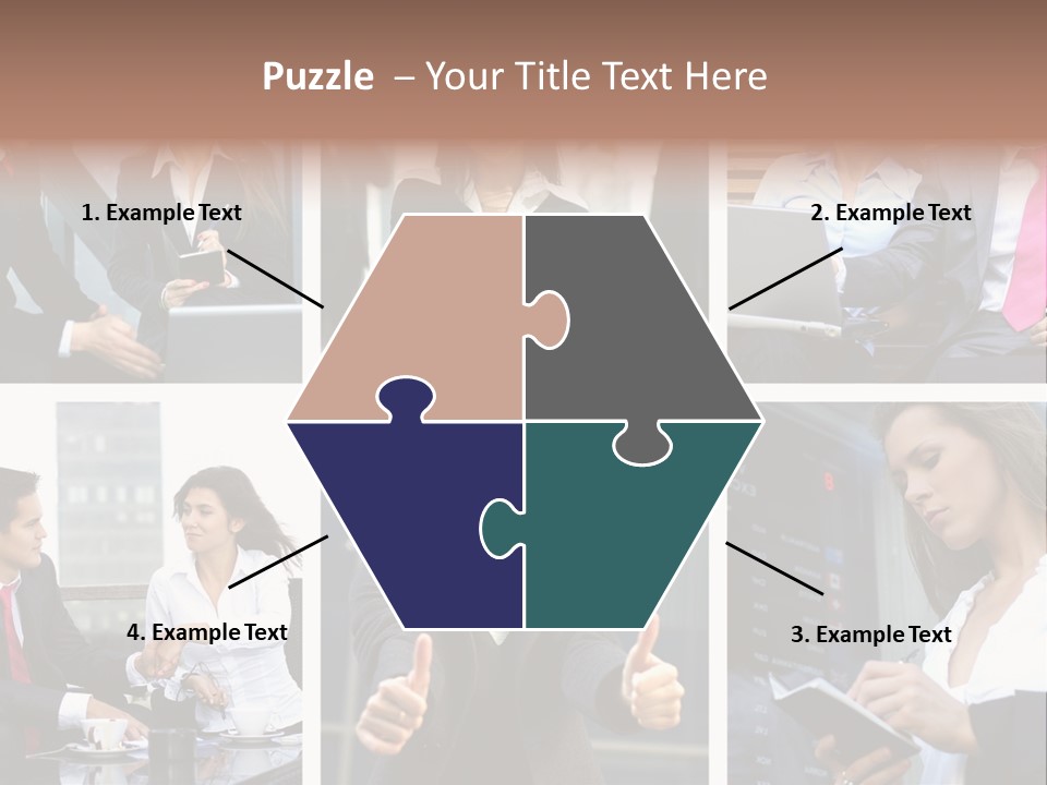 Lady Brunette Relations PowerPoint Template