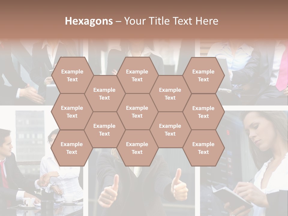 Lady Brunette Relations PowerPoint Template