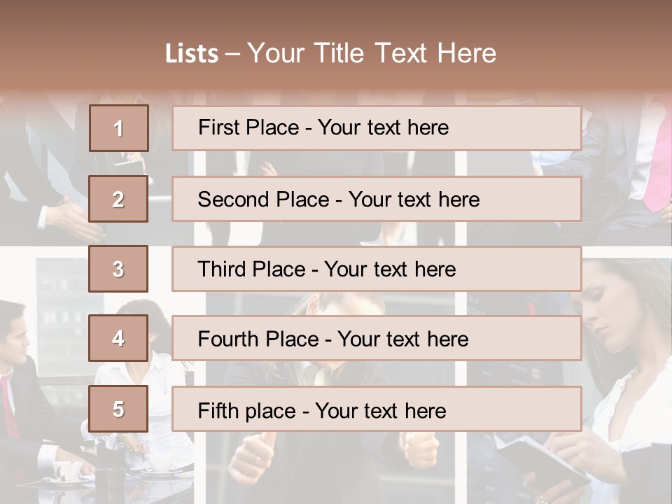 Lady Brunette Relations PowerPoint Template