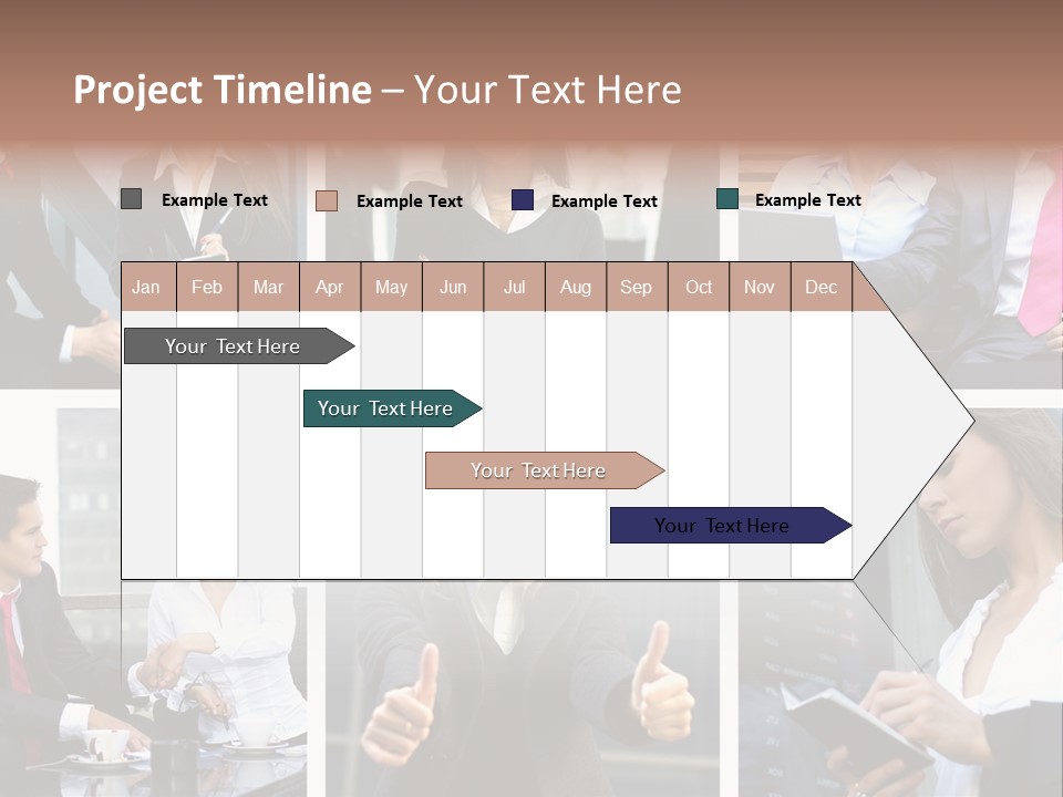 Lady Brunette Relations PowerPoint Template