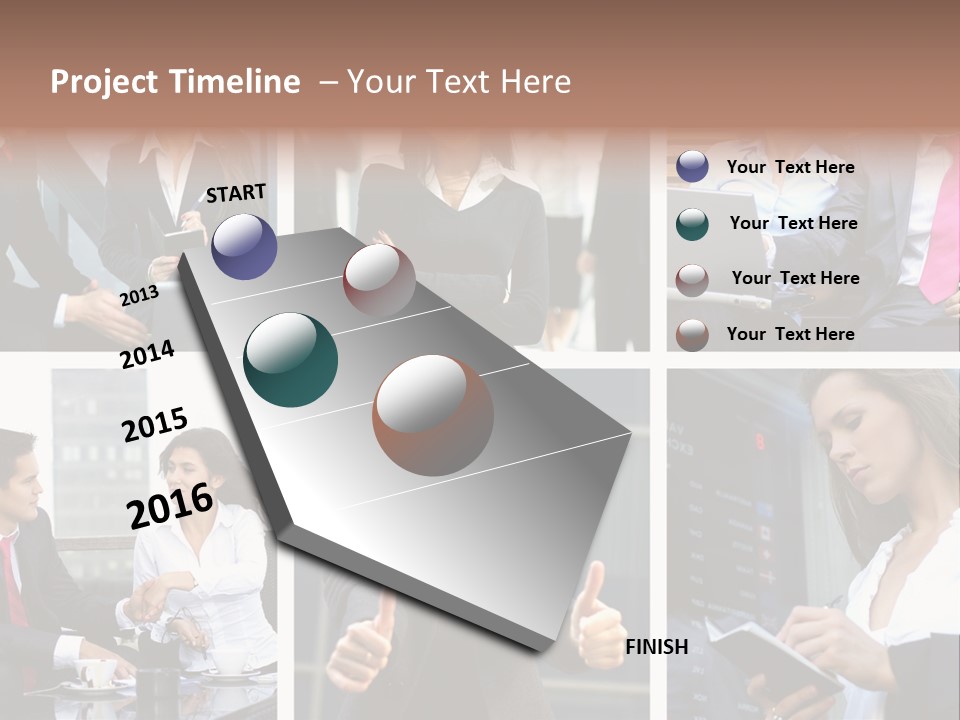 Lady Brunette Relations PowerPoint Template