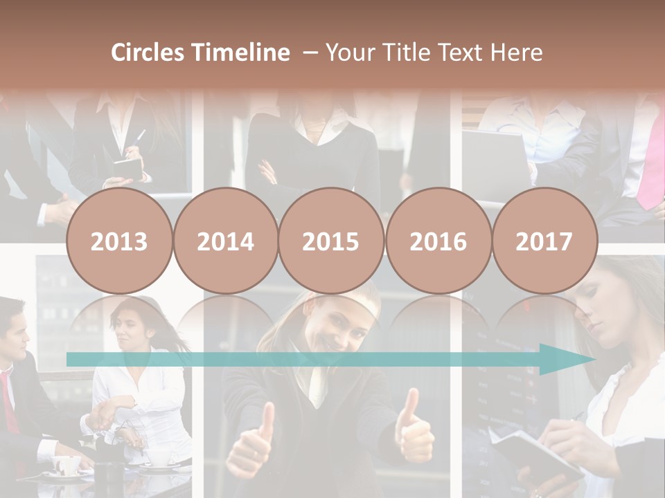 Lady Brunette Relations PowerPoint Template