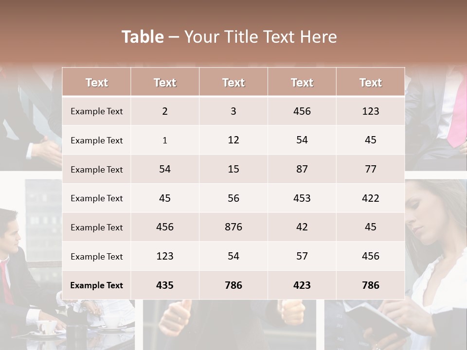 Lady Brunette Relations PowerPoint Template