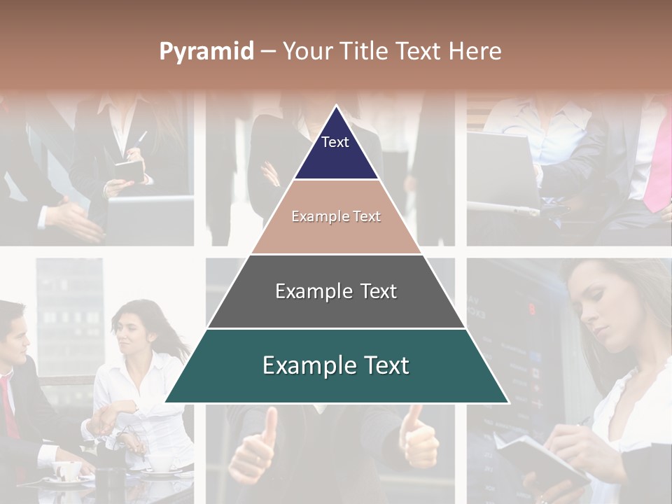 Lady Brunette Relations PowerPoint Template