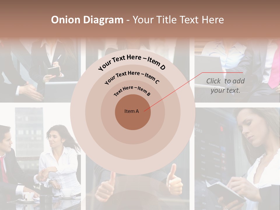 Lady Brunette Relations PowerPoint Template