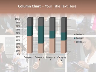 Lady Brunette Relations PowerPoint Template