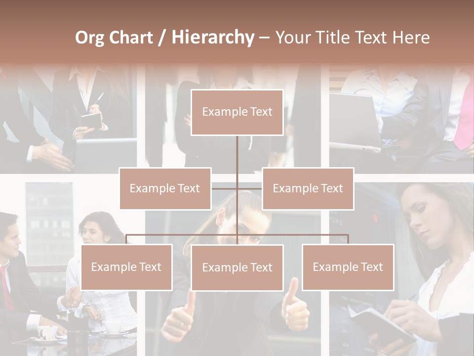 Lady Brunette Relations PowerPoint Template