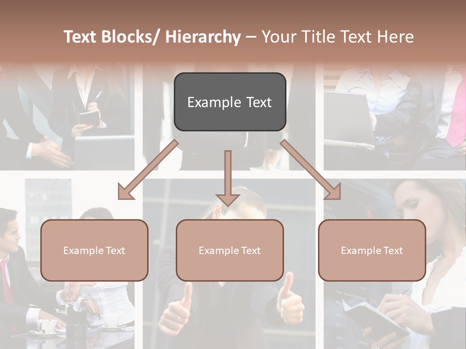 Lady Brunette Relations PowerPoint Template
