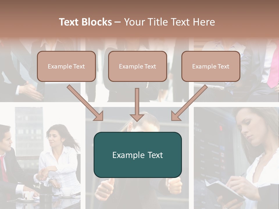 Lady Brunette Relations PowerPoint Template