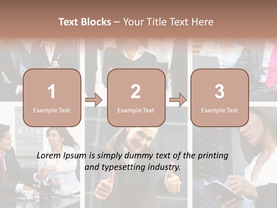 Lady Brunette Relations PowerPoint Template