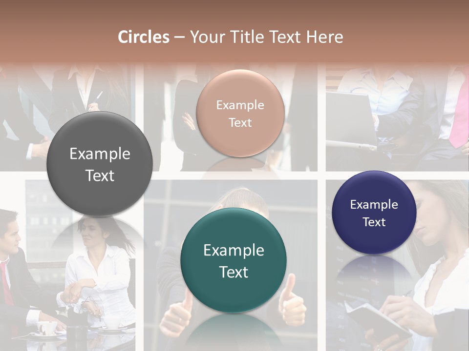 Lady Brunette Relations PowerPoint Template