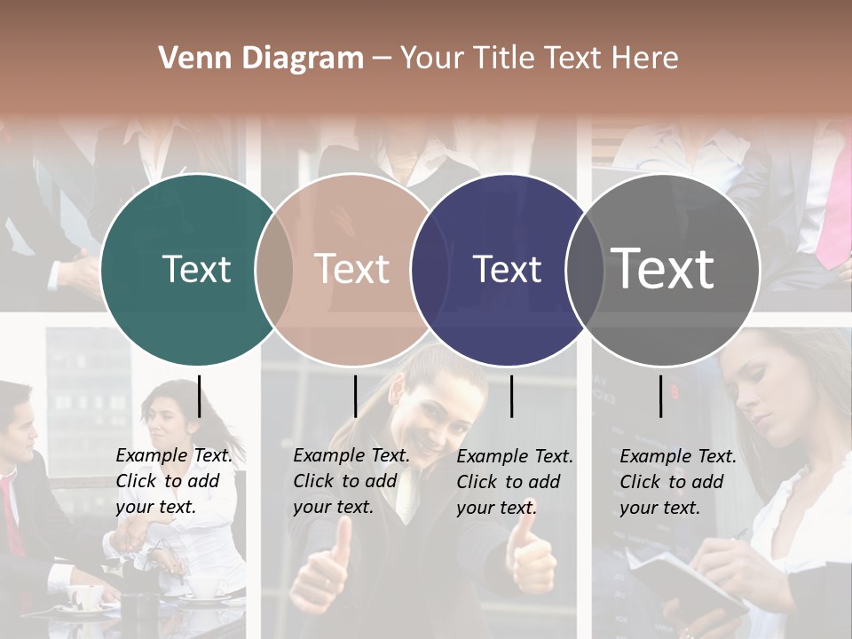Lady Brunette Relations PowerPoint Template