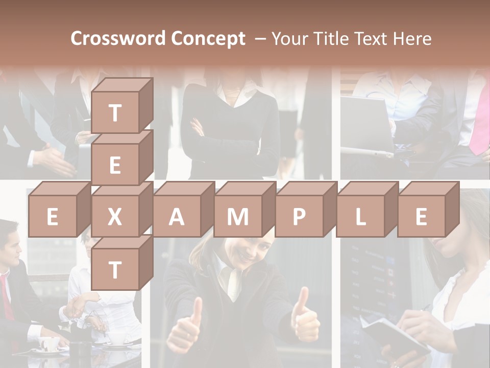 Lady Brunette Relations PowerPoint Template