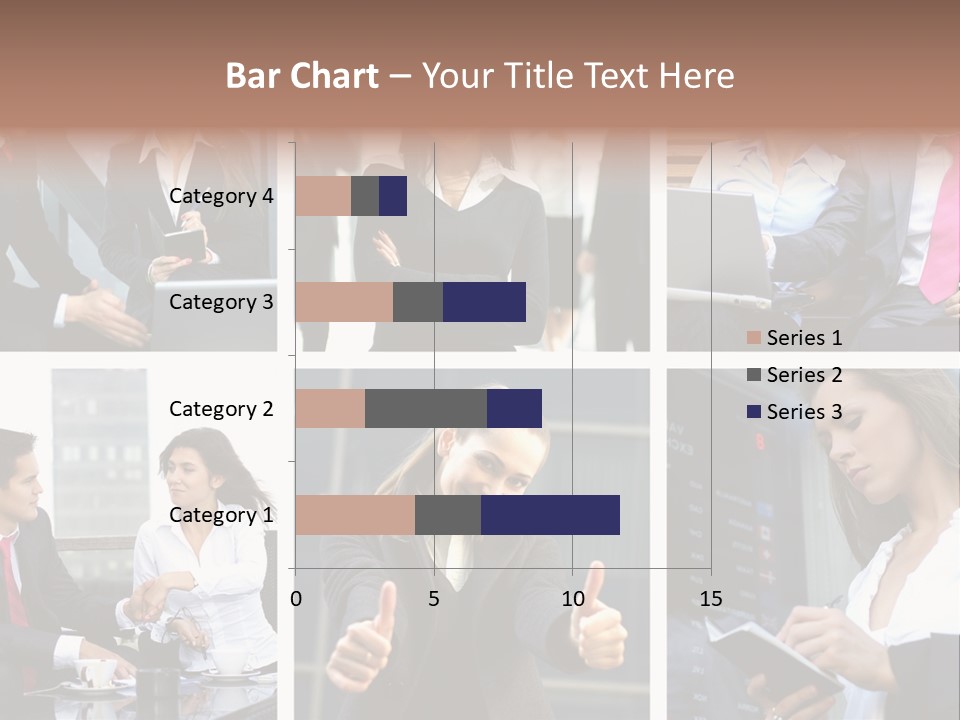 Lady Brunette Relations PowerPoint Template