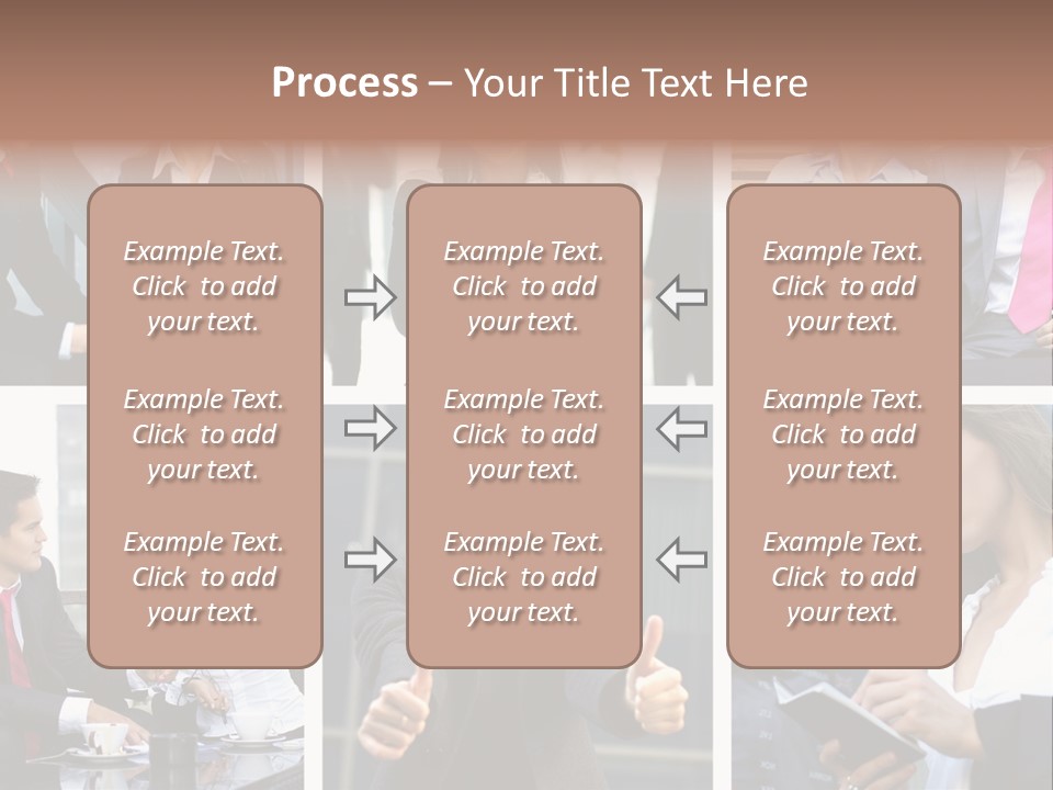 Lady Brunette Relations PowerPoint Template