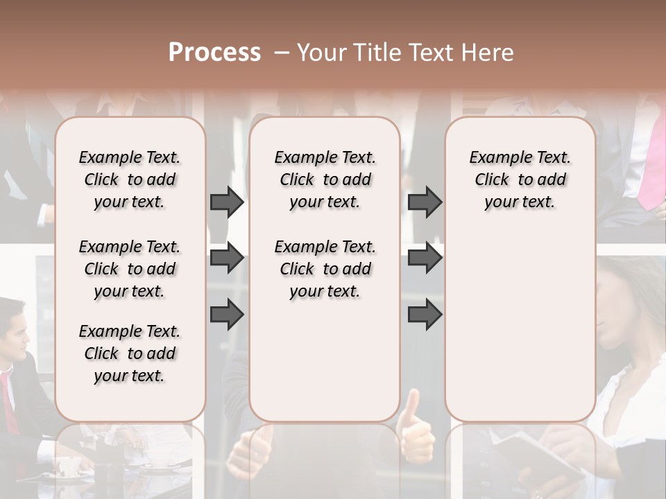 Lady Brunette Relations PowerPoint Template
