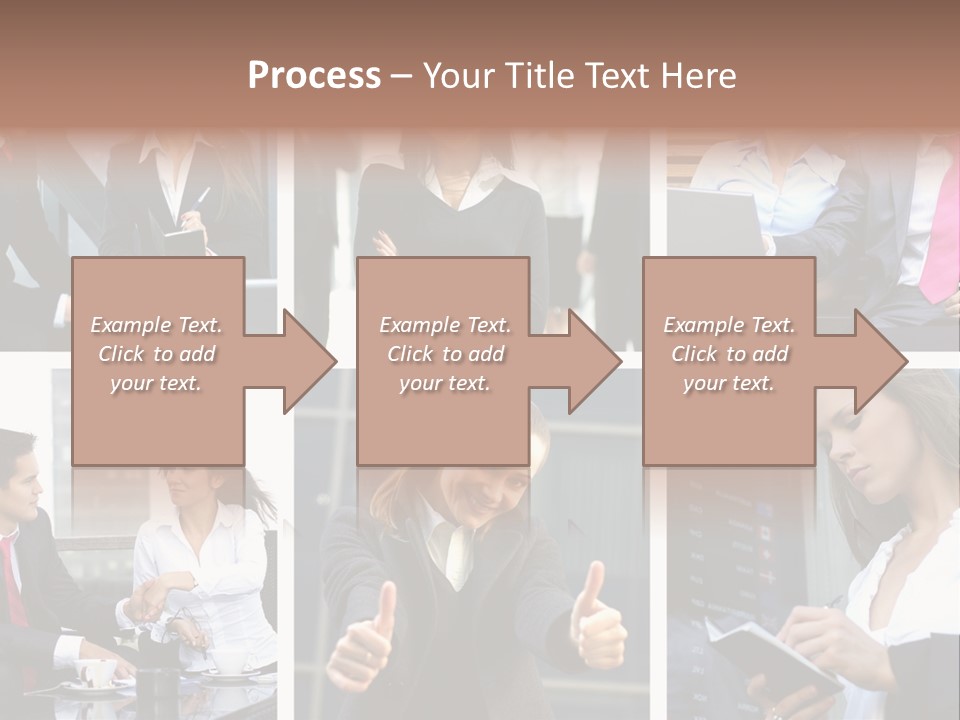 Lady Brunette Relations PowerPoint Template