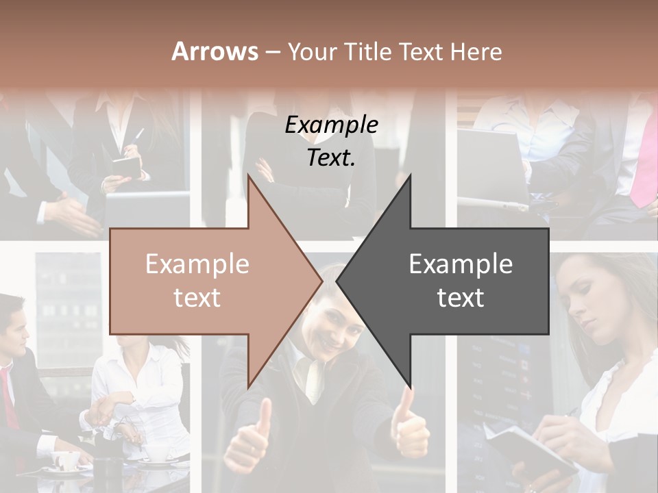 Lady Brunette Relations PowerPoint Template