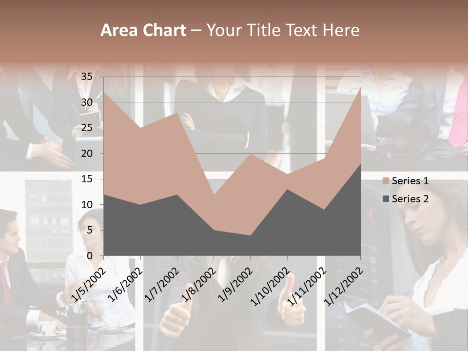 Lady Brunette Relations PowerPoint Template
