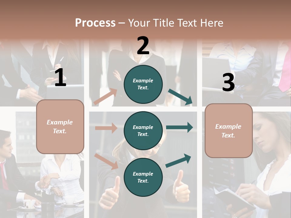 Lady Brunette Relations PowerPoint Template