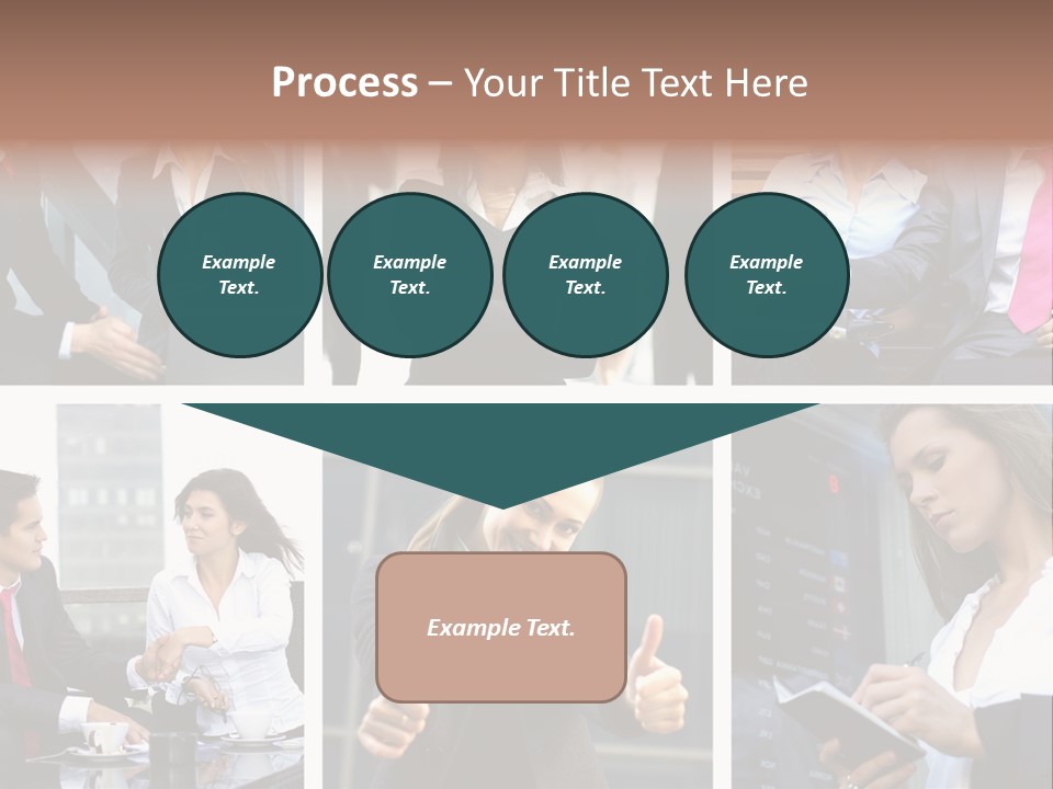 Lady Brunette Relations PowerPoint Template