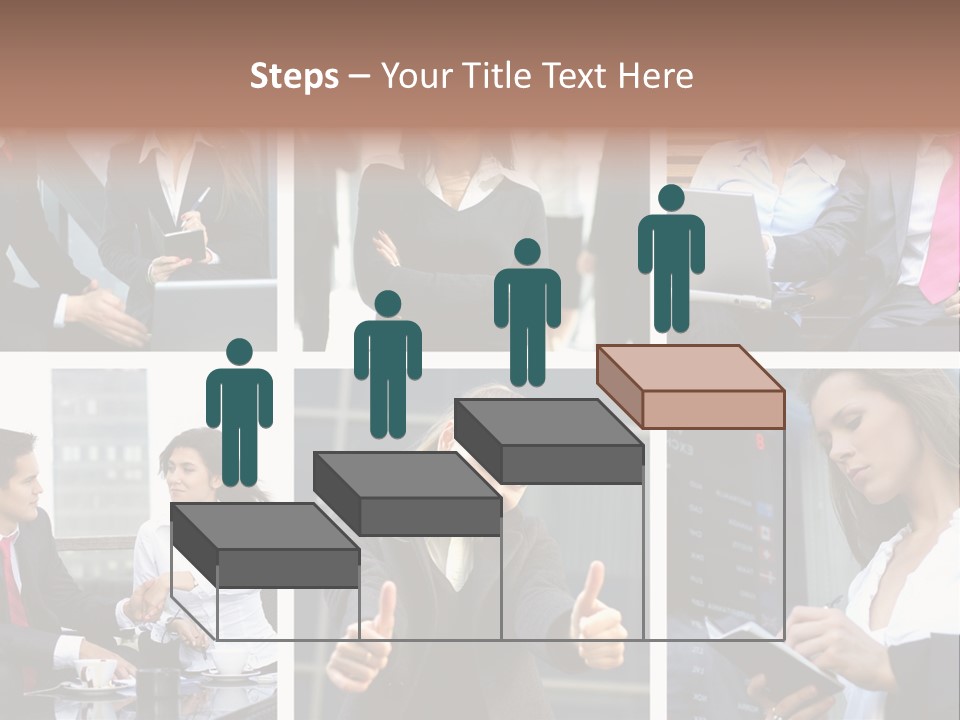 Lady Brunette Relations PowerPoint Template