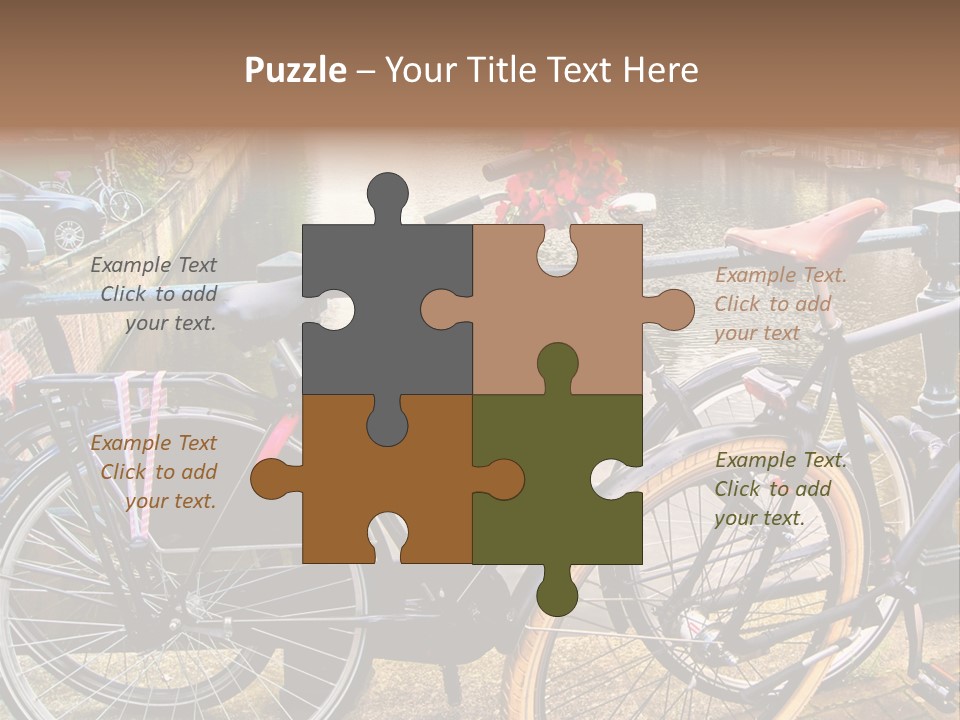 Dutch Antique River PowerPoint Template